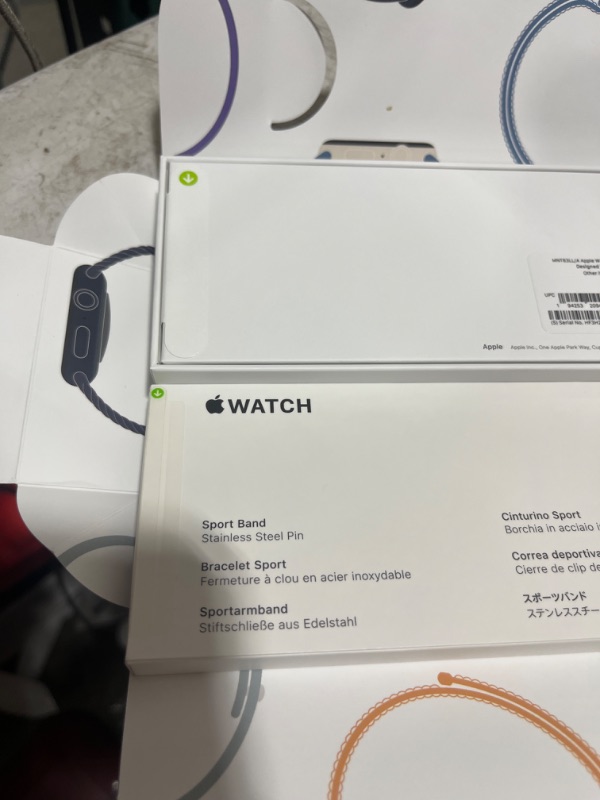 Photo 1 of Apple Watch SE (2nd Gen) [GPS 40mm] Smart Watch w/Starlight Aluminum Case & Starlight Sport Band - M/L. Fitness & Sleep Tracker, Crash Detection, Heart Rate Monitor, Retina Display, Water Resistant - FACTORY SEALED - 
