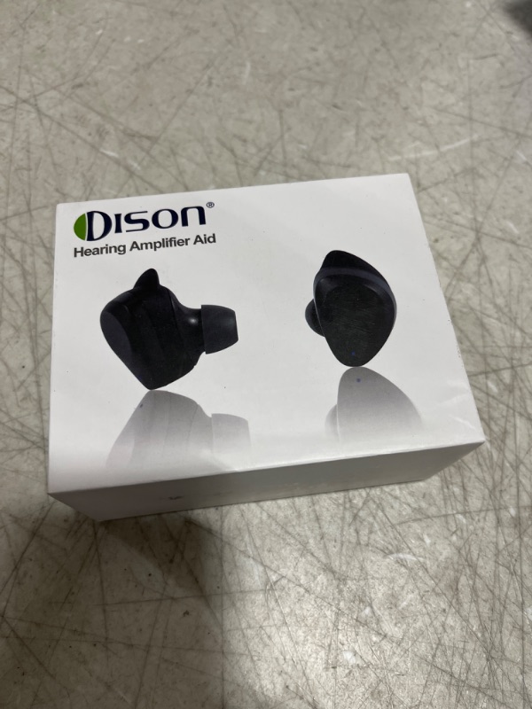 Photo 3 of Dison Digital Sound Amplifiers for Seniors?Mini Rechargeable Hearing Amplifier with Charging Case?In-Ear Earbuds with Noise Reduction and Sound Enhancement?Volume Control Easy (Black) - sealed - 