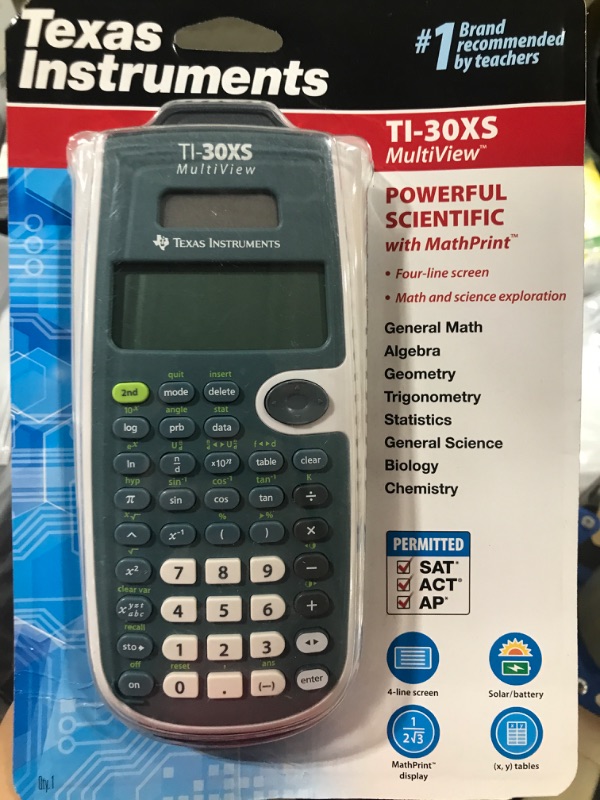 Photo 2 of Texas Instruments TI-30XS Multiview Scientific Calculator