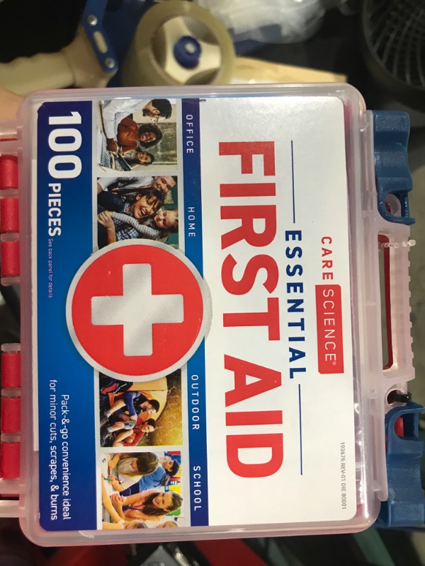 Photo 2 of Care Science First Aid Kit, 100 Pieces | Professional Use for Travel, Work, School, Home, Car, Survival, Camping, Hiking, and More