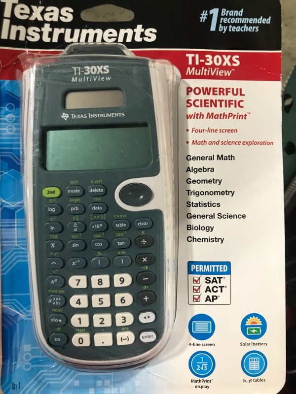 Photo 2 of Texas Instruments TI-30XS Multiview Scientific Calculator