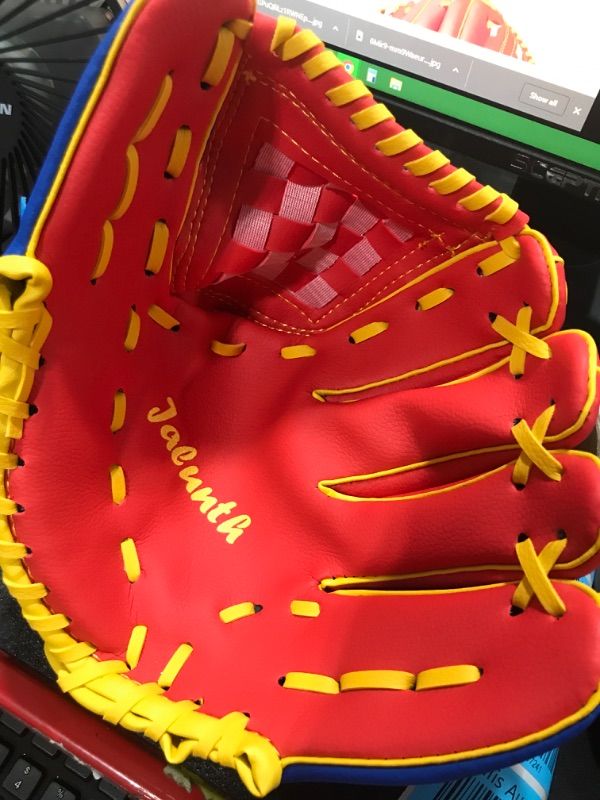 Photo 2 of 10.5"  Jalunth Kids Youth Junior Baseball Softball Tball Glove Outfield Infield Ages 3-14
