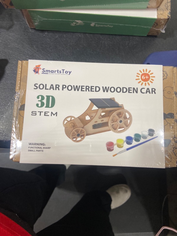 Photo 2 of Wooden Solar Model Cars to Build for Kids 9-12, Educational Science Kits for Kids Age 12-14, Gifts for 10+ Year Old Boys Girls, Science Experiments for Kids 9-12 Engineering Toys Robotics STEM Kit