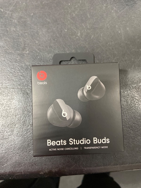 Photo 2 of  NEW FACTORY SEALED Beats Studio Buds - True Wireless Noise Cancelling Earbuds - Black 