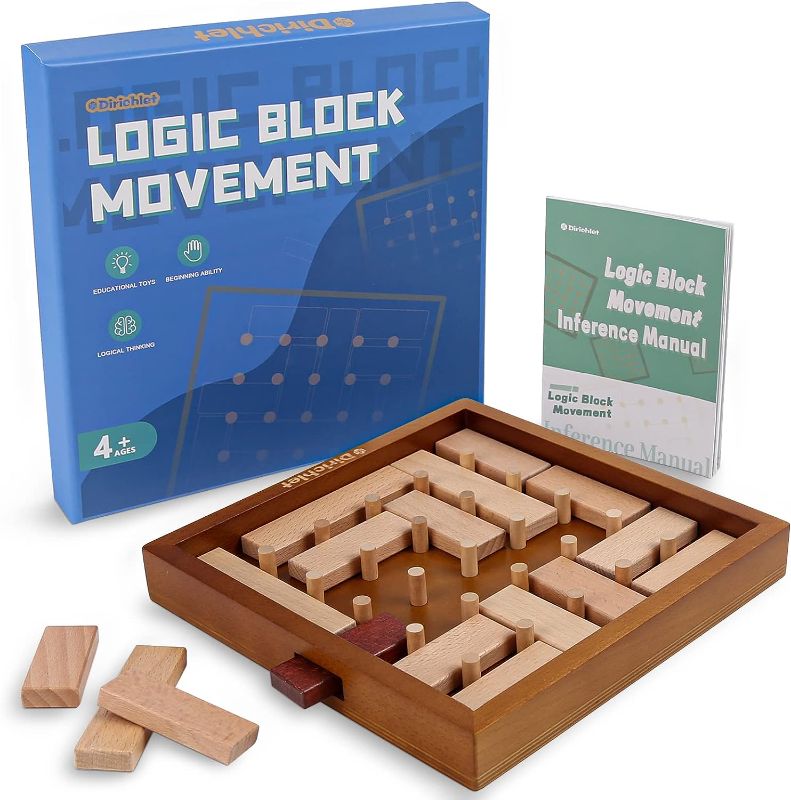 Photo 1 of DIRICHLET Brain Teasers Wooden Puzzles 