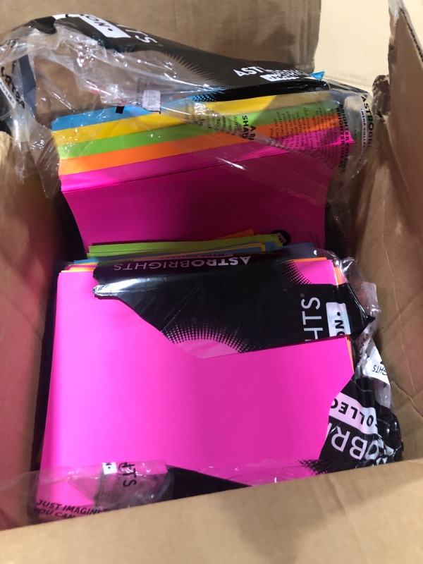 Photo 2 of Astrobrights Mega Collection, Colored Cardstock, 320 Sheets, 65 lb/176 gsm, 8.5" x 11" & Mega Collection, Colored Paper,"Classic" 5-Color Assortment, 625 Sheets & Mega Collection, Colored Paper Cardstock + Paper + Paper