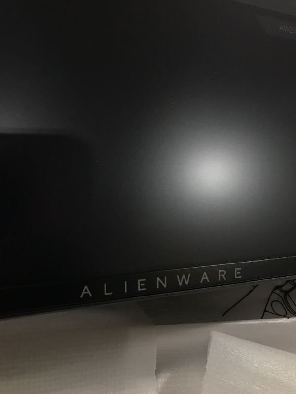 Photo 5 of Alienware 360Hz Gaming Monitor 24.5 Inch FHD (Full HD 1920 x 1080p), NVIDIA G-SYNC Certified, 100mm x 100mm VESA Mounting Support, Dark Side of The Moon