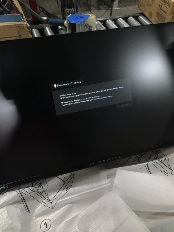 Photo 3 of Alienware 360Hz Gaming Monitor 24.5 Inch FHD (Full HD 1920 x 1080p), NVIDIA G-SYNC Certified, 100mm x 100mm VESA Mounting Support, Dark Side of The Moon