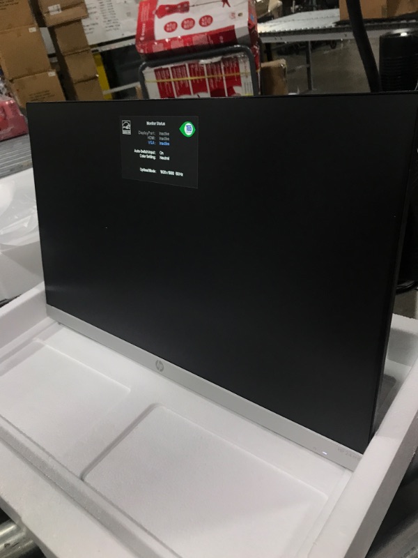 Photo 5 of HP 24mh FHD Monitor - Computer Monitor with 23.8-Inch IPS Display (1080p) - Height/Tilt Adjustment for Ergonomic Viewing, HDMI and DisplayPort 