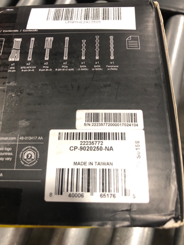 Photo 4 of Corsair RM1000e Fully Modular Low-Noise ATX Power Supply (Dual EPS12V Connectors, Low-Noise, 105°C-Rated Capacitors, 80 PLUS Gold-Certified Efficiency, Modern Standby Support) Black RMe (2022) 1000 Watt Black