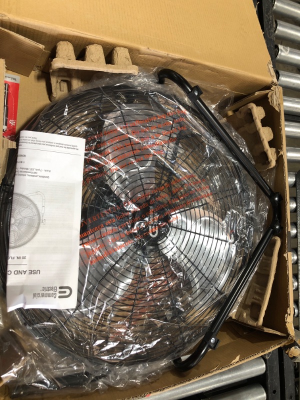 Photo 3 of 20 in. 3-Speed High Velocity Floor Fan
