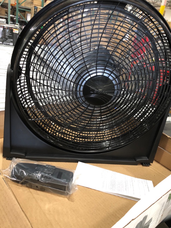 Photo 2 of 20 in. 3-Speed Air Circulator Floor Fan