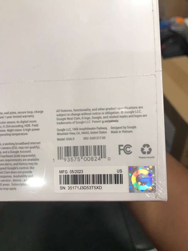 Photo 3 of Google Nest Cam Outdoor or Indoor, Battery - 2nd Generation - 1 Pack 2nd Gen 1 Count (Pack of 1) Nest Cam (Outdoor or Indoor, Battery)