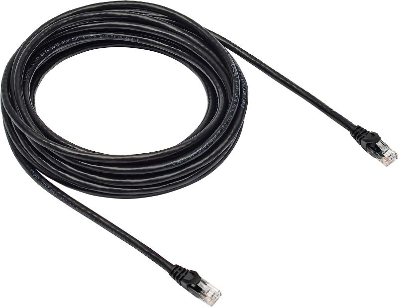 Photo 1 of Amazon Basics RJ45 Cat-6 Gigabit Ethernet Patch Internet Cable - 25 Foot 