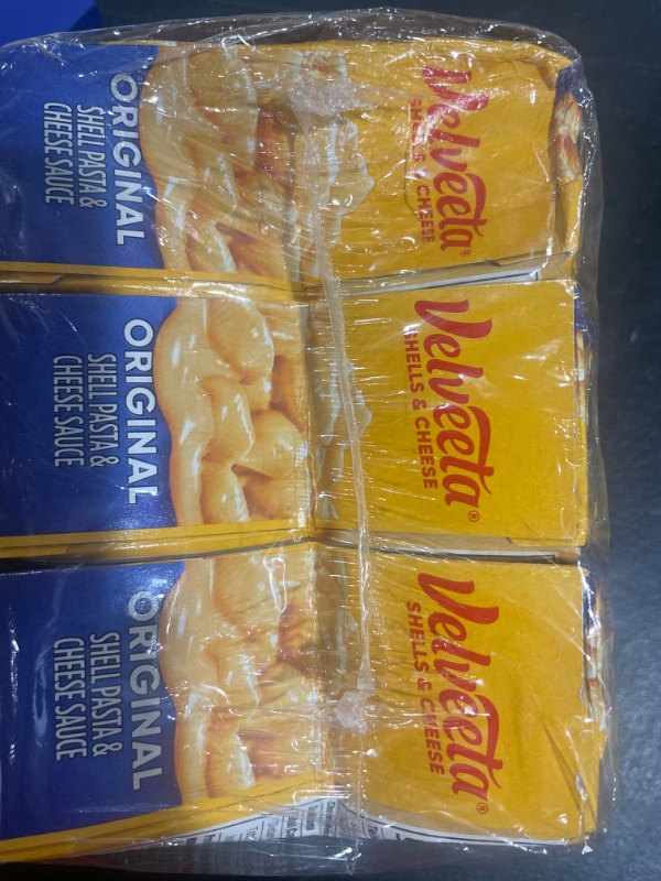 Photo 2 of Velveeta Shells & Cheese Original Shell Pasta & Cheese Sauce Meal (3 ct Pack, 12 oz Boxes) exp 10/2023