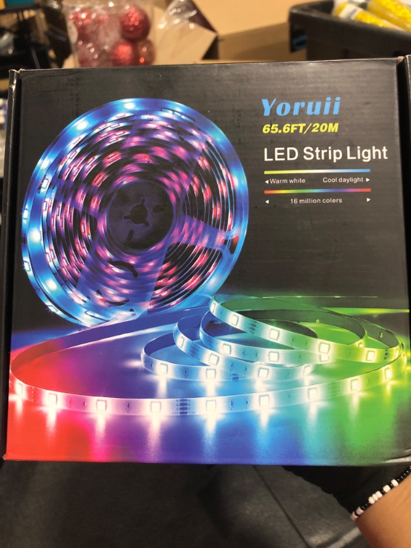 Photo 1 of 65.6 FT/20M LED LIGHT STRIPS MUSIC SYNC