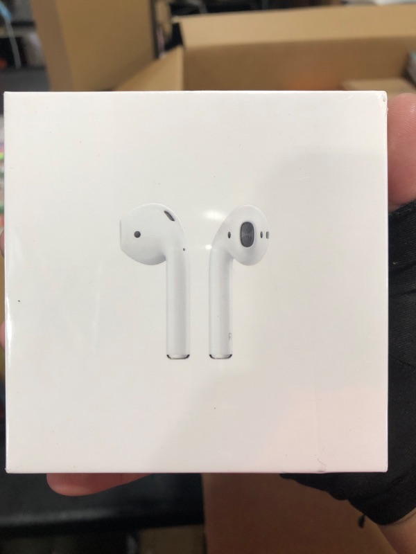 Photo 2 of Apple AirPods (2nd Generation) MV7N2AM/a with Charging Case - Stereo - Wireless - Bluetooth - Earbud - Binaural - in-ear
