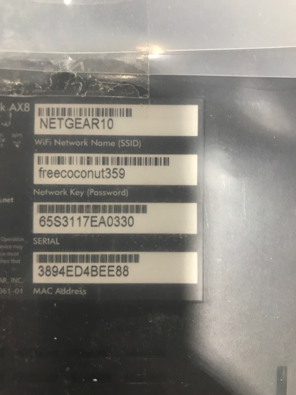 Photo 4 of NETGEAR Nighthawk 8-Stream AX8 Wifi 6 Router (RAX80) – AX6000 Wireless Speed (Up to 6 Gbps) | 2,500 sq. ft. Coverage AX6000 WiFi 6 | 8 Streams