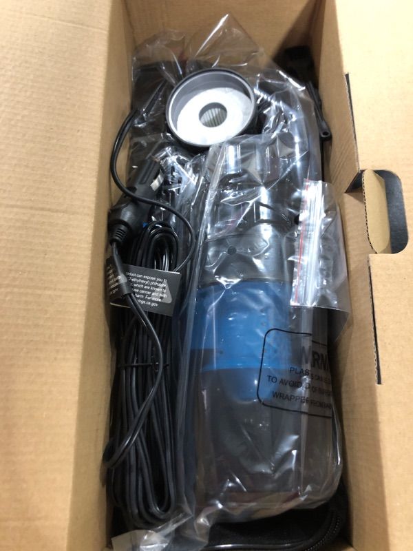 Photo 2 of NEIKO 53730A Portable Car Vacuum Cleaner Wet Dry, Wet Vacuum Cleaner for Car or Vehicle, High Power, and Small Vacuum for Car Detailing, 12V Car Vacuum by DC Power, Works Best for Automotive or Boat
