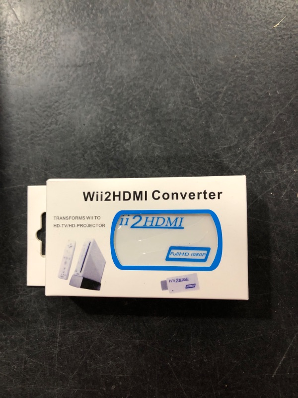 Photo 2 of N N.ORANIE Wii to Hdmi Converter, Wii to Hdmi Adapter, 720p/1080p Output Video & 3.5mm Audio Connector - Supports All Wii Display Modes
