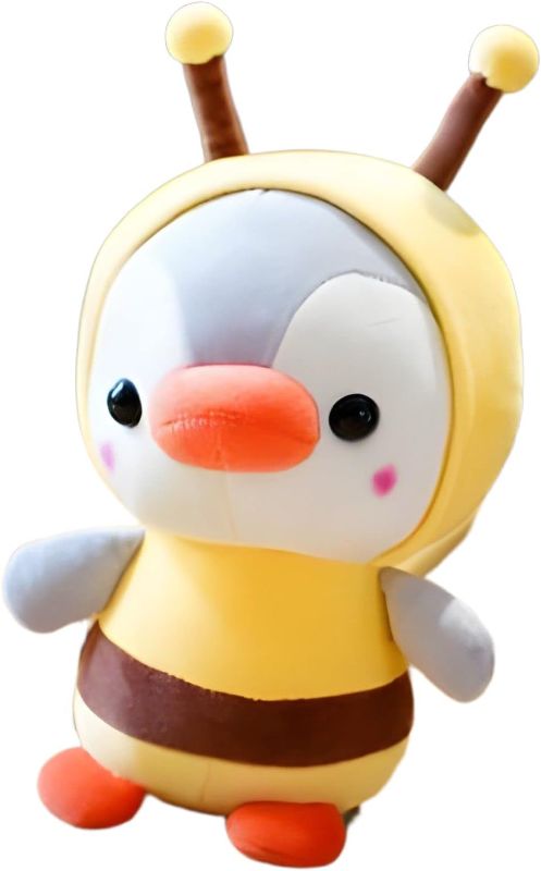 Photo 1 of YIDE Cute Penguin Stuffed Animal, Penguin Plush Toy for Boys and Girls, Halloween Christmas Children's Day Birthday Gifts (9.8 inch,Yellow)