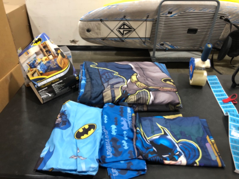 Photo 2 of Batman 4 Piece Toddler Bedding Set