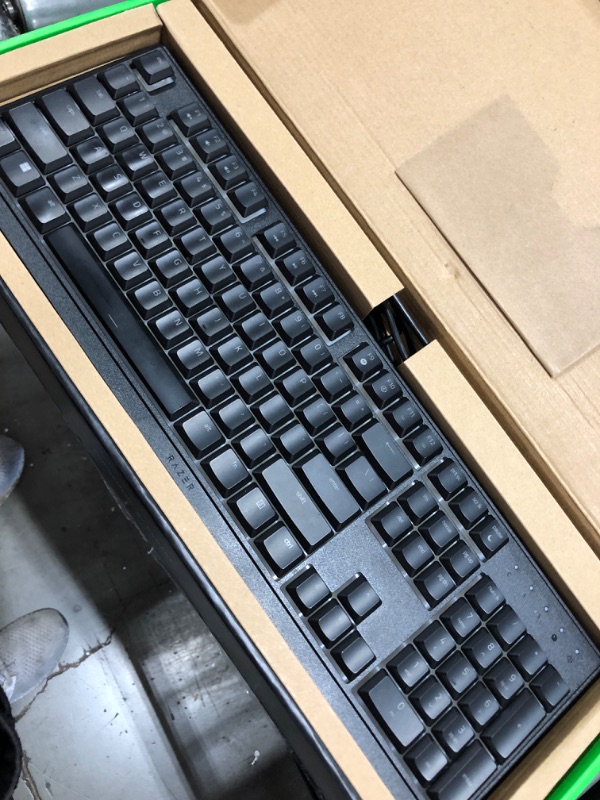 Photo 2 of Razer Ornata V3 X Gaming Keyboard: Low-Profile Keys - Silent Membrane Switches - Spill Resistant - Chroma RGB Lighting - Ergonomic Wrist Rest - Classic Black