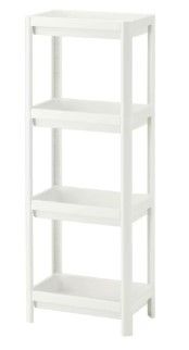 Photo 1 of HIEEY 4 Tier Bathroom Shelf,Bathroom Rack, Shelves Organizer, for Bathroom Laundry Pantry Kitchen Narrow Places