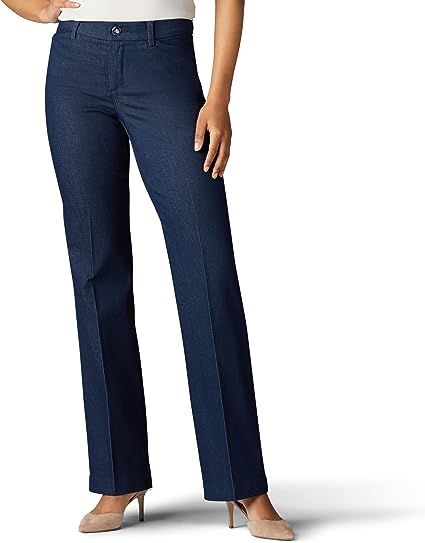 Photo 1 of (SIZE 4 SHORT) Lee Women's Ultra Lux Comfort with Flex Motion Trouser Pant