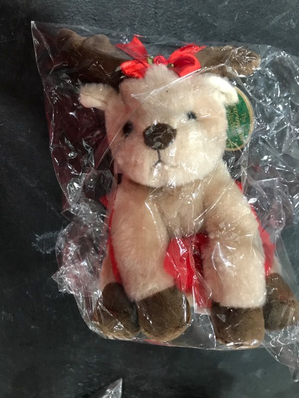 Photo 2 of Bearington Darling Dancer Ballerina Plush, 7 Inch Stuffed Reindeer Christmas Stuffed Animal 7" Darling Dancer