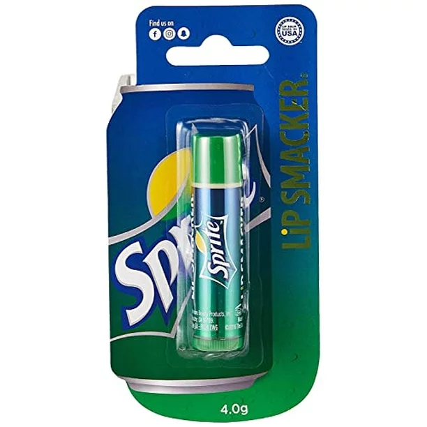 Photo 1 of 2 PACK Lip Smacker Sprite Flavored Lip Balm Matte Clear, Soda Flavored, Coke Flavor Collection Sprite