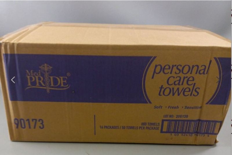 Photo 1 of  Case Medpride 90173 Personal Care Towel 800 units
