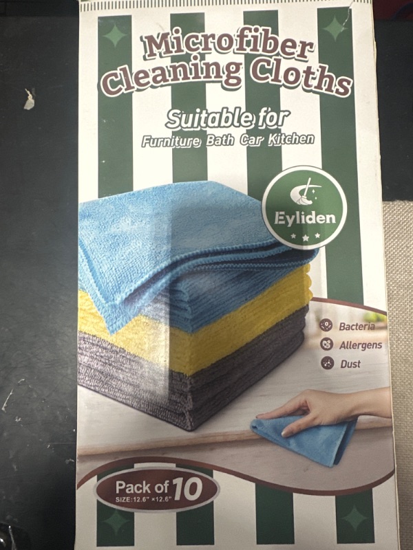 Photo 1 of 10 PACK MICROFIBER CLEANING CLOTHES