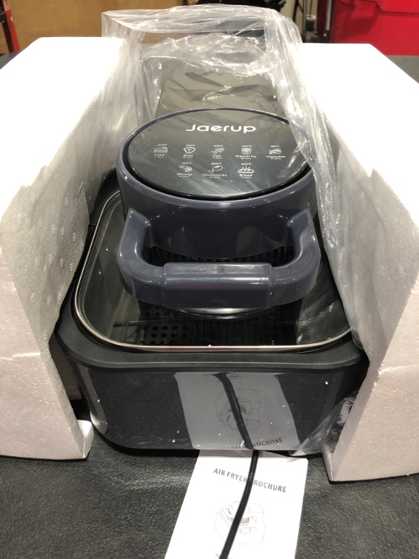 Photo 2 of Air Fryer, 1750W 8Qt Visualized Airfryer with Non-stick and Dishwasher-Safe Basket, Healthy Cooking 85% Oil Less, 6-in-1 Low-noise Airfryer that Roast, Bake, Broil, Dehydrate, Reheat Grey