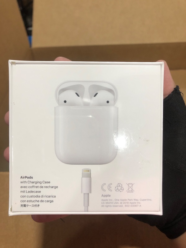 Photo 4 of Apple AirPods (2nd Generation) MV7N2AM/a with Charging Case - Stereo - Wireless - Bluetooth - Earbud - Binaural - in-ear
