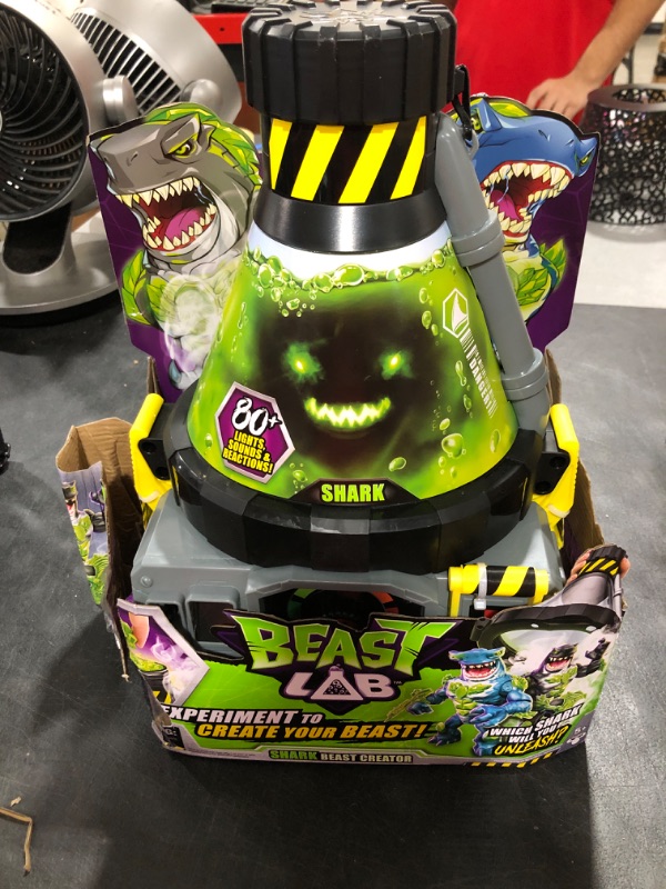 Photo 2 of Beast Lab – Shark Beast Creator. Add Ingredients & Follow The Experiment's Steps to Create Your Beast! with Real Bio Mist & 80+ Lights, Sounds and Reactions – Shark Style May Vary Sharks