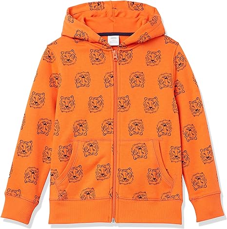 Photo 1 of Amazon Essentials Boys Fleece Zip-up Hoodie Sweatshirt  SIZE XXL
