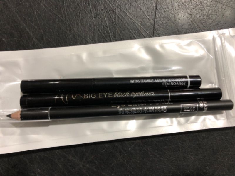 Photo 2 of ETEDES 3 Different Precision Liquid Eyeliners;Long Lasting, Volume and Length,[3-in-1] Eyeliner *3; Black #-0329077