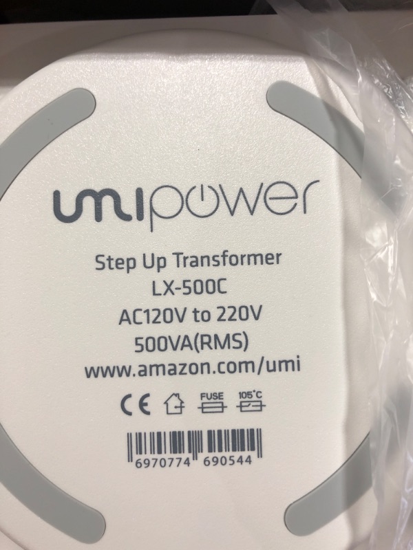 Photo 1 of UMI 110V to 220V Step Up Voltage Converter 500W for Europe China Korea 220V-240V Appliances Use in US Canada Mexico -Circuit Breaker Protection and Overheating Overload Protection [3-Years Warranty] 500 Watts