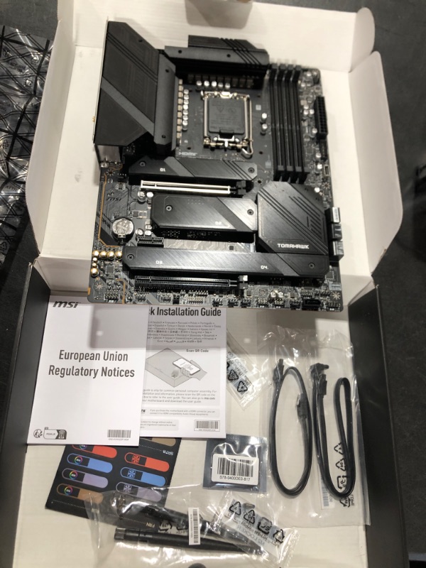 Photo 3 of MSI MAG Z790 Tomahawk WiFi DDR4 Gaming Motherboard (Supports 12th/13th Gen Intel Processors, LGA 1700, DDR4, PCIe 5.0, M.2, 2.5Gbps LAN, USB 3.2 Gen2, Wi-Fi 6E, ATX) ATX MAG Z790 TOMAHAWK WIFI DDR4