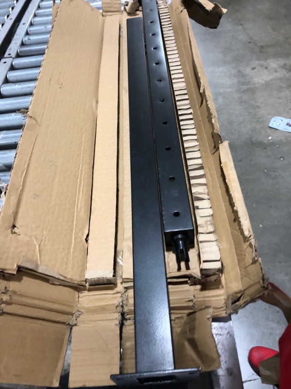 Photo 1 of Muzata Cable Railing Post Corner Post Square Weldless Flat top 42"x2"x2" Top Mount Stainless Steel Black Powder Coated Pre-Drilled 1-Post Corner Solution Wood Concrete Deck PS02 BC4L, PT1 PT3 PT6 corner L-drilled