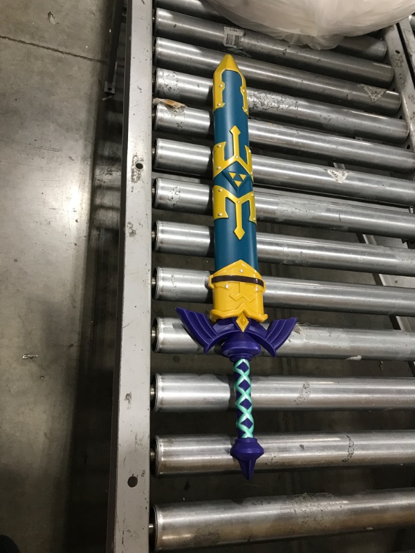 Photo 2 of 36"  Blue Zelda Sword W/ Plastic Scabbard