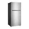 Photo 1 of 18 cu. ft. Top Freezer Refrigerator in Stainless Steel Look
