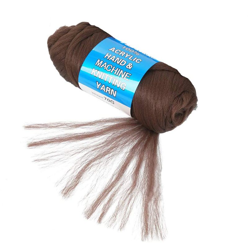 Photo 1 of 100% Brazilian Wool Hair Acrylic Yarn For African Hair Jumbo Braids/Senegalese Twist/Faux Locs/Wraps/Dreadlocks (1Roll, 350) 