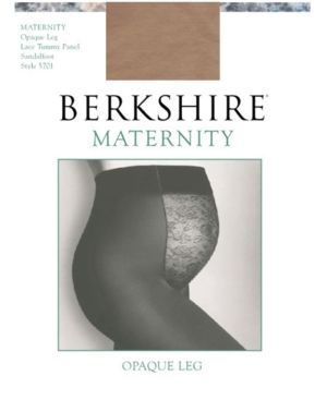 Photo 1 of Berkshire Women's Maternity Opaque Leg Hosiery in Nude (5701) | Size B