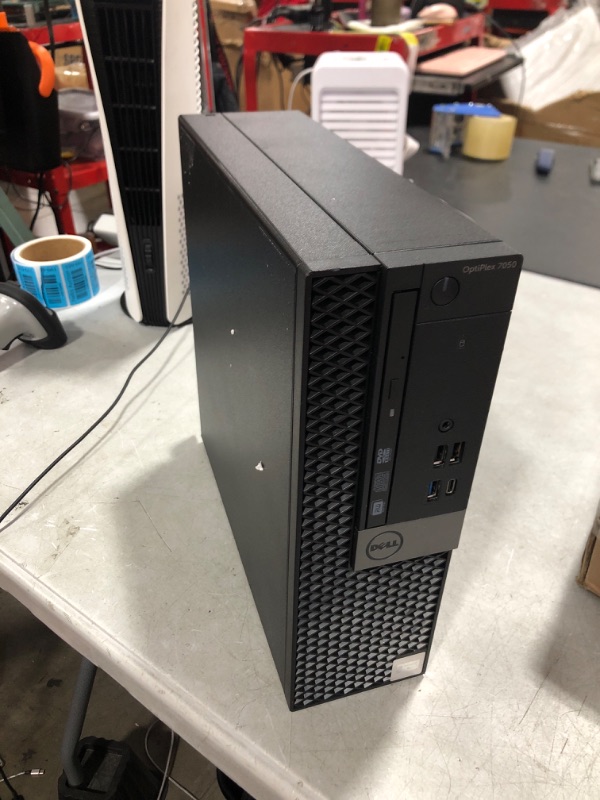 Photo 2 of Dell OptiPlex 7050 Small Form Factor Desktop Computer, Intel Core i5-7500, 8GB DDR4, 256GB Solid State Drive, Windows 10 Pro (1735H)