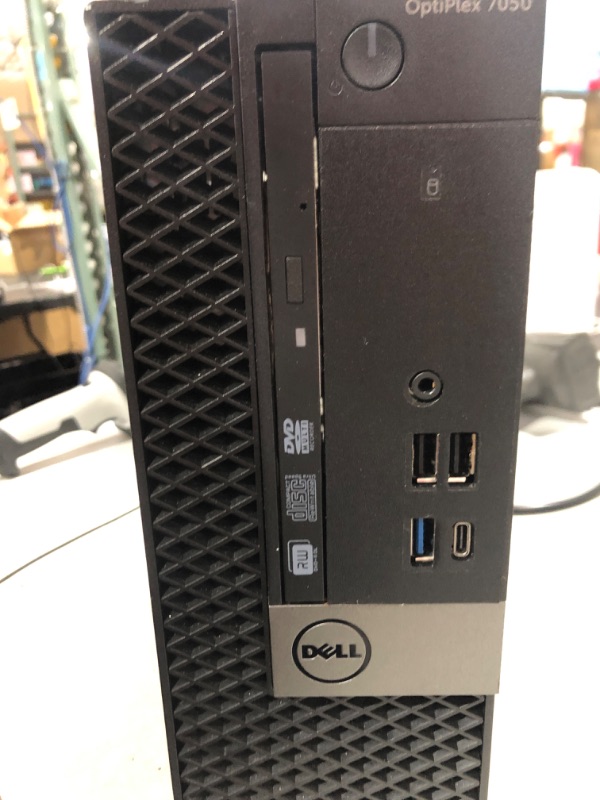 Photo 3 of Dell OptiPlex 7050 Small Form Factor Desktop Computer, Intel Core i5-7500, 8GB DDR4, 256GB Solid State Drive, Windows 10 Pro (1735H)