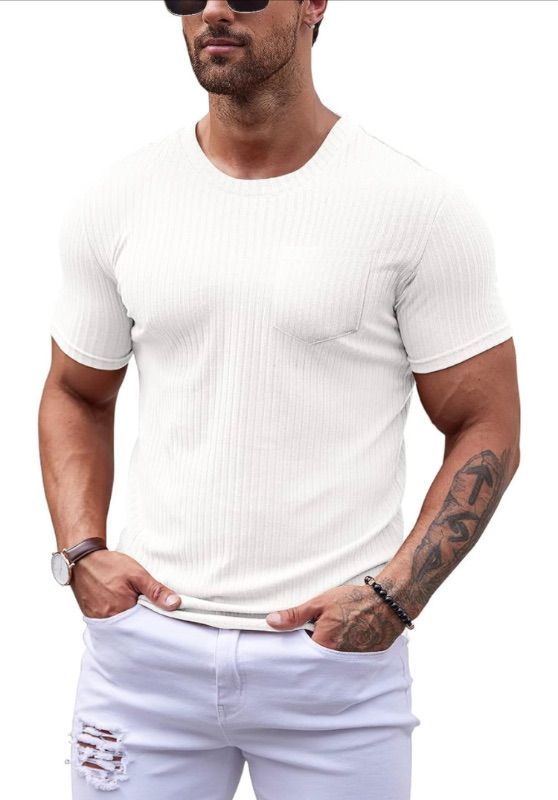 Photo 1 of YRW Men's Casual Short Sleeve T Shirt (XL)