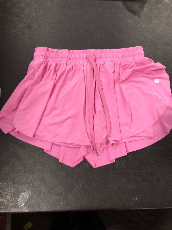 Photo 1 of (M) Yoga Shorts Womens Pink