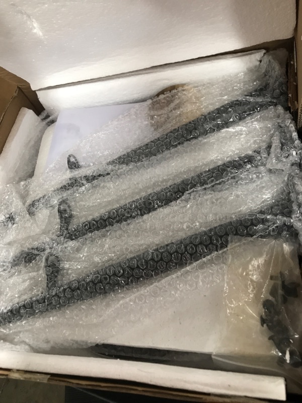 Photo 1 of FANTERSI Small Round Side Table, 2-Tier Mid Century Modern Side Table, Wood Side Table, Round End Table for Living Room, Metal Frames, Brown